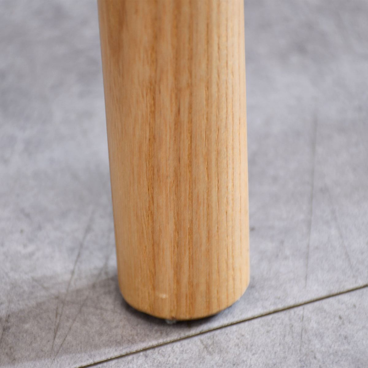 CAS アッシュ無垢材ダイニングチェア 座面高420mm