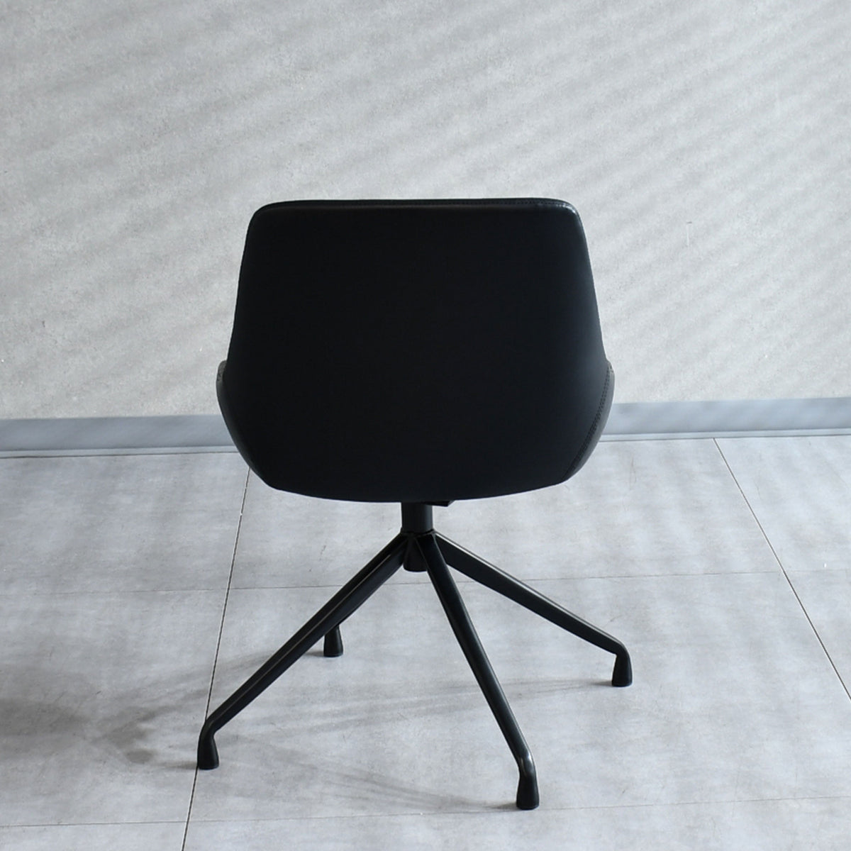 MATO 回転式ダイニングチェア 合成皮革 座面高440mm