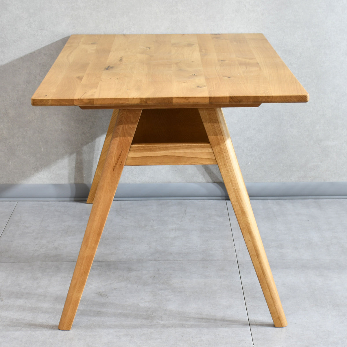 PARUS-OAK 総オーク無垢材150cm幅ダイニングテーブル