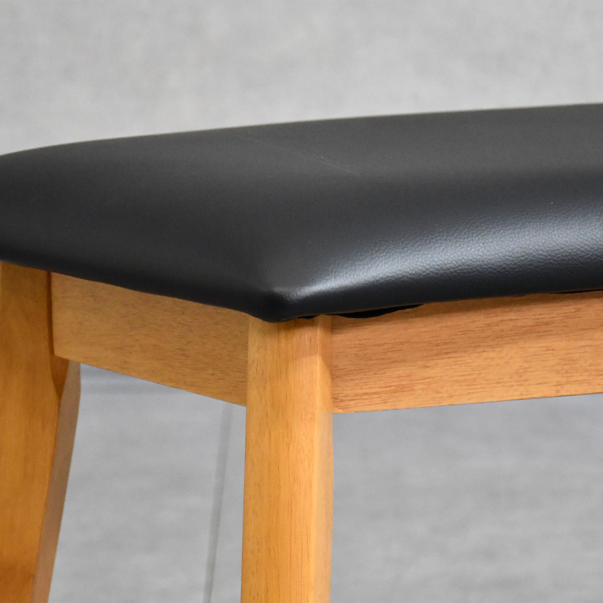 SHEEP 137cm幅半円ダイニングベンチチェア 合成皮革 座面高440mm