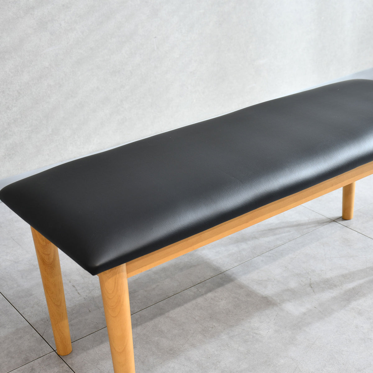 FOX-BN 105cm幅ダイニングベンチ 合成皮革 座面高440mm