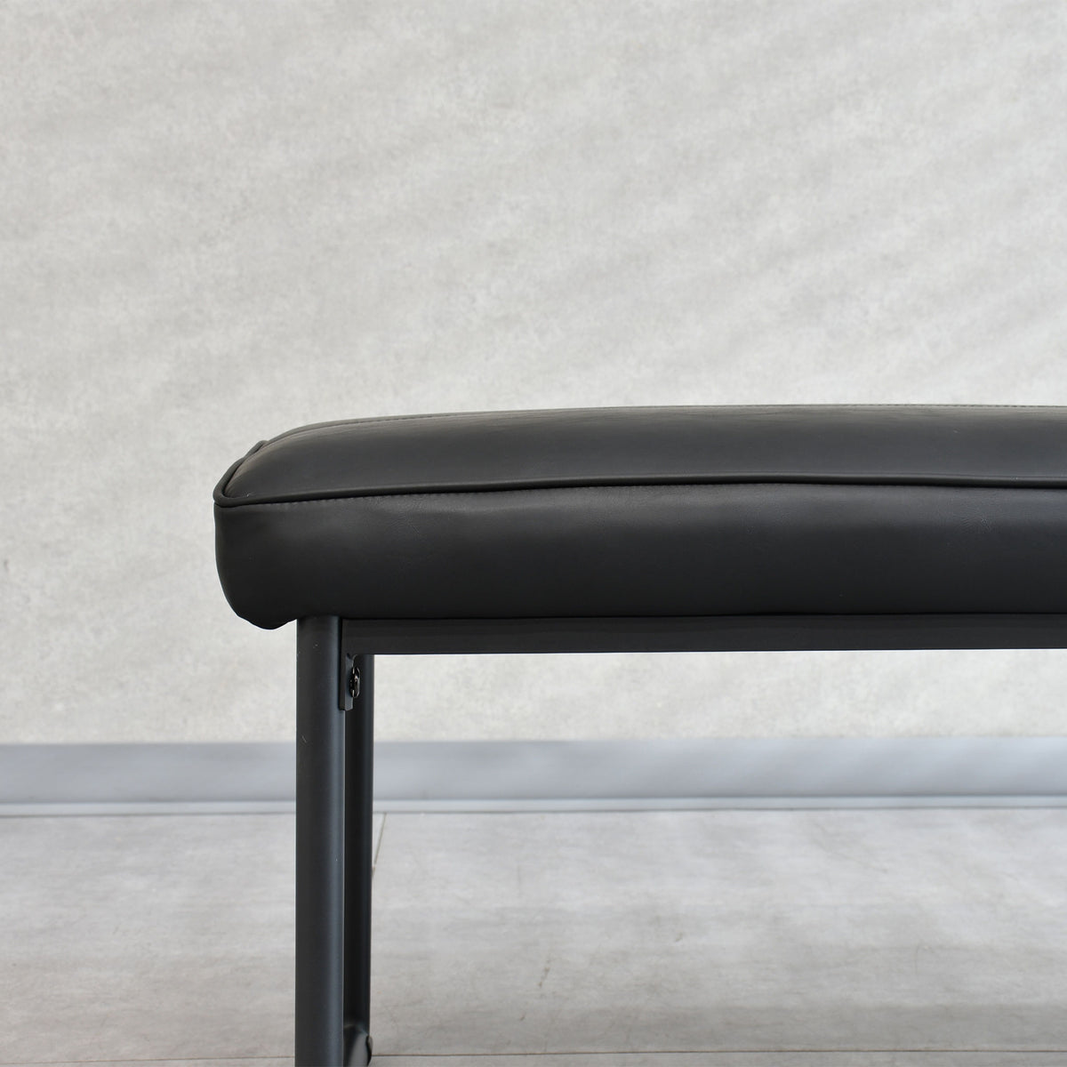 milla 120cm幅ダイニングベンチ 合成皮革 座面高450mm